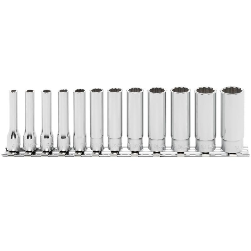 Ko-ken RS2305M/12 Hex 1/4″Sq. Dr. 12 Point Socket Set 4-14 mm 12 Pcs Online