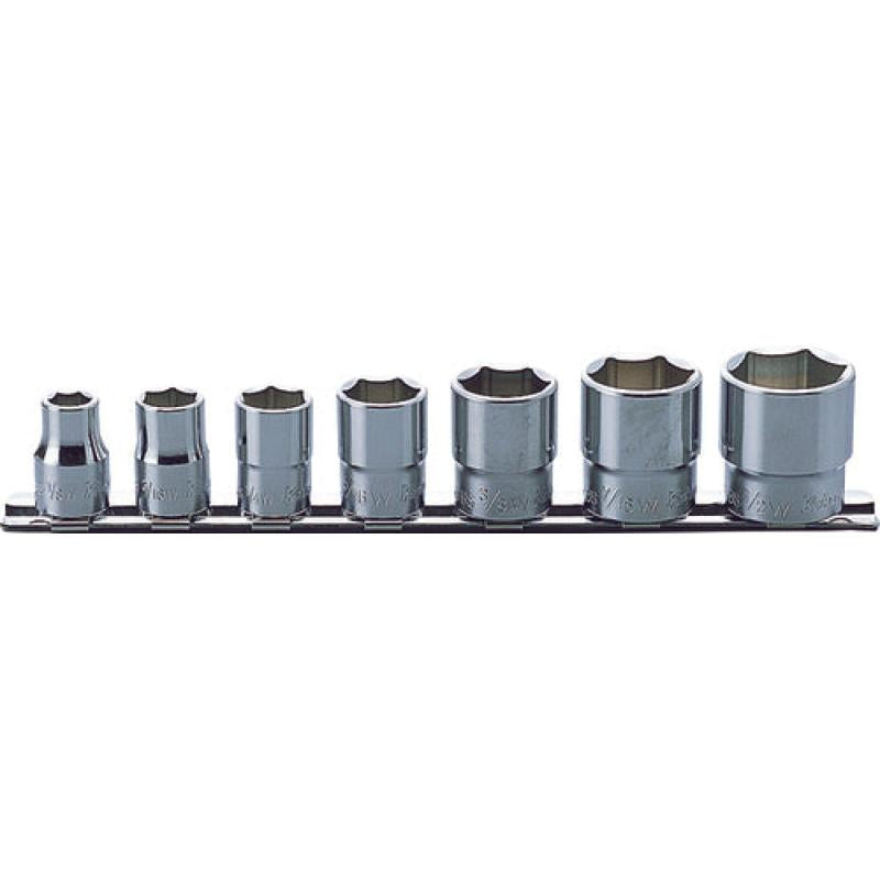 Ko-Ken RS3400W/7 3/8 Sq. Dr. Socket set Whitworth 1/8-1/2 6 point 7 pieces Online Sale