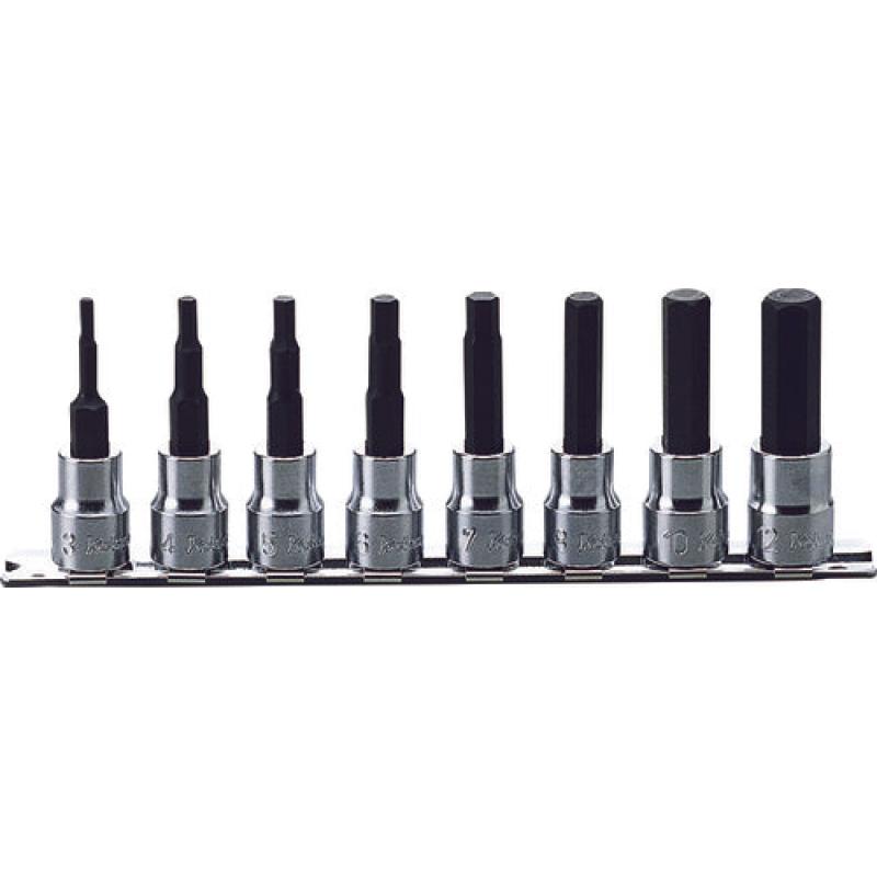 Ko-Ken RS3010M/8-L38 3/8 Sq. Dr. Bit Socket set 3mm-12mm Hex Length 38mm 8 pieces Fashion