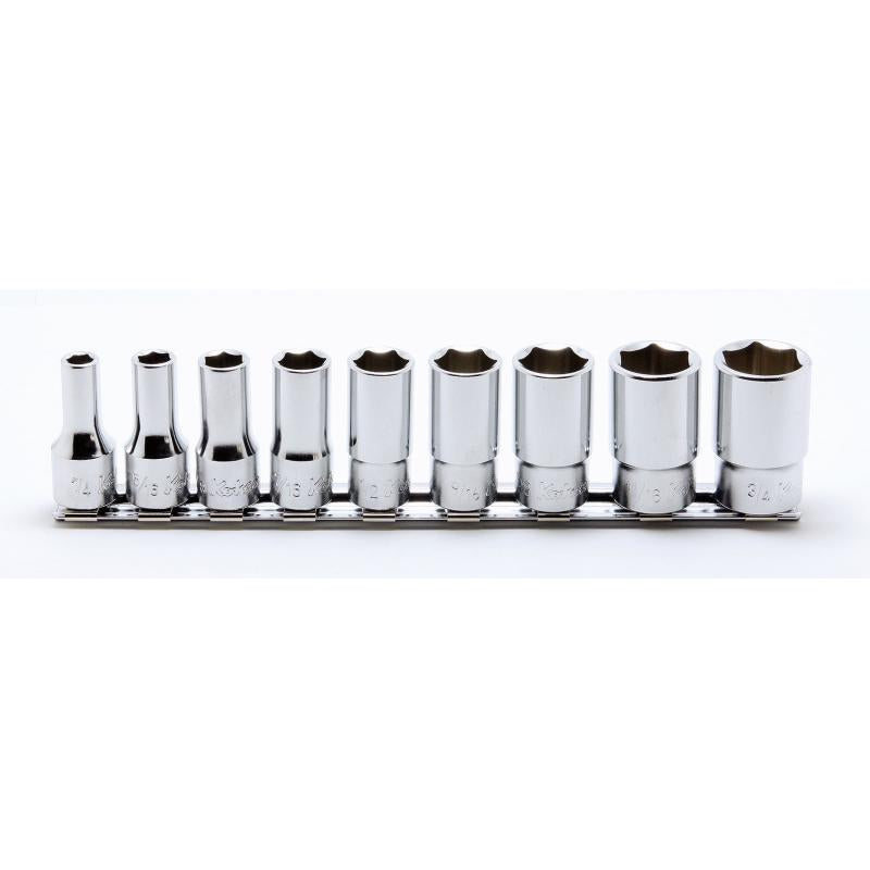 Ko-ken RS3300XA/9 3/8″Sq. Dr. 6 Point Socket Set 1/4-3/4″ 200 mm 9 Pcs Online now