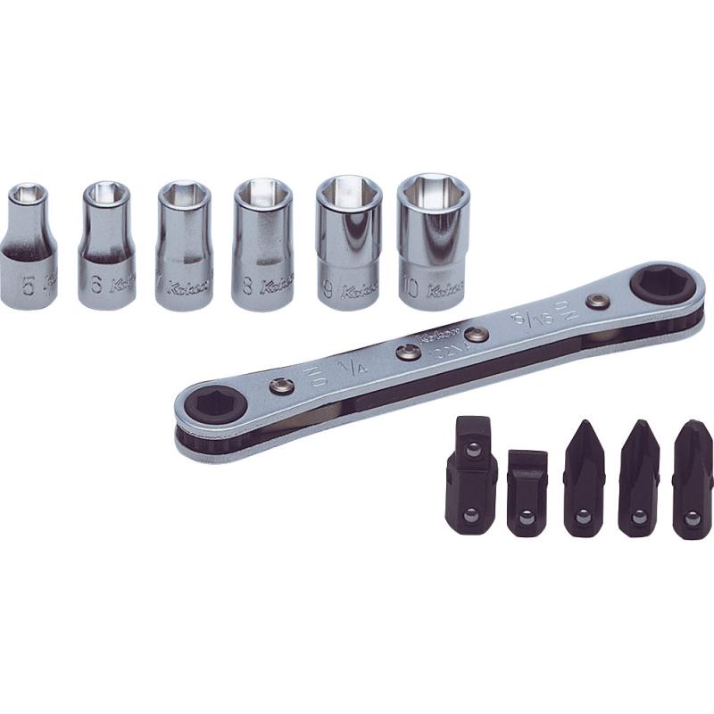 Ko-Ken R810C Socket Set 5-10 mm 6 Point 12 Pieces Hot on Sale