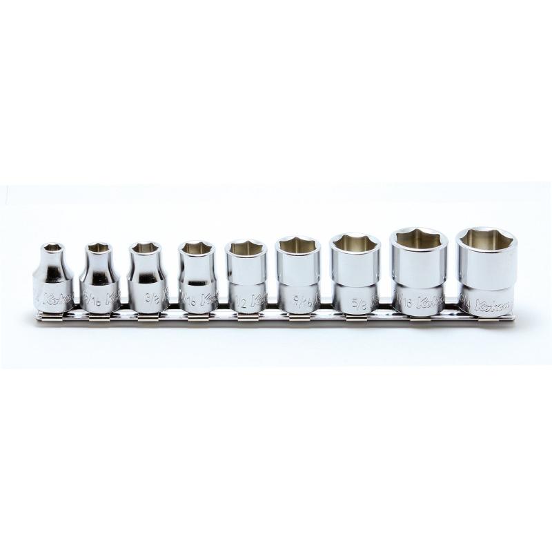 Ko-Ken RS3405A/9 3/8 Sq. Dr. Socket set 1/4-3/4 12 point 9 pieces Online Sale