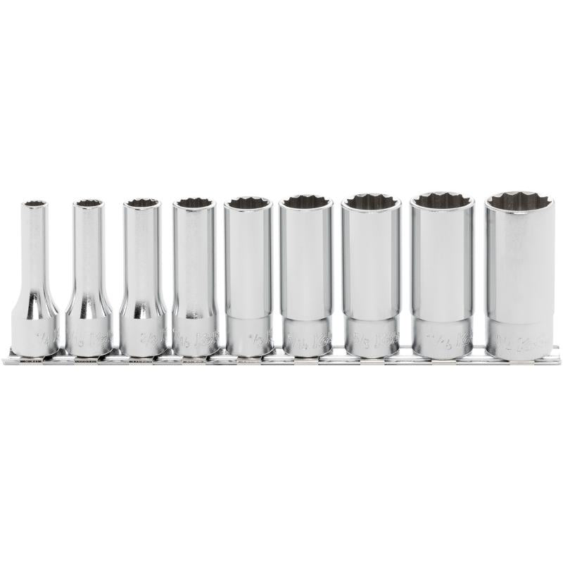 Ko-ken RS3305A/9 3/8″Sq. Dr. 12 Point Socket Set 1/4-3/4″ 200 mm 9 Pcs Fashion