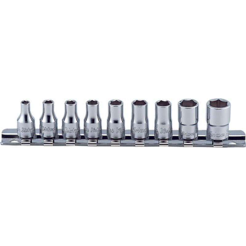 Ko-Ken RS2405A/9 1/4 Sq. Dr. Socket set 3/16-1/2 12 point 9 pieces Online Hot Sale