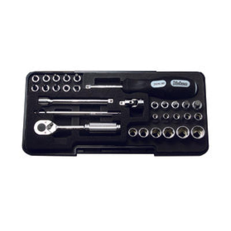 Ko-Ken P2258M 1/4 Sq. Dr. Socket set 6 point Plastic Case 31 pieces Sale