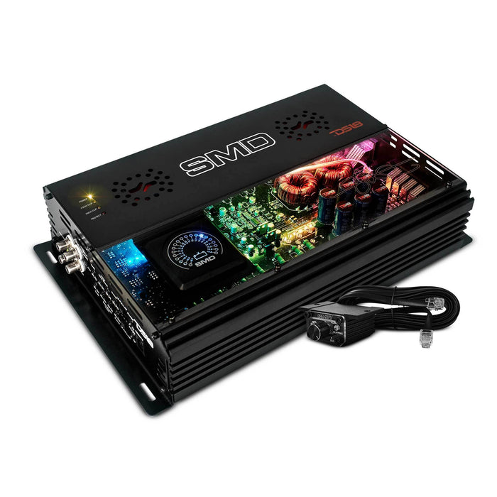SMD 4-Channel Class AB Amplifier with VM-1 Voltmeter and Digital LED Lights 4 x 300W at 2-Ohm – Steve Meade Designs Hot on Sale