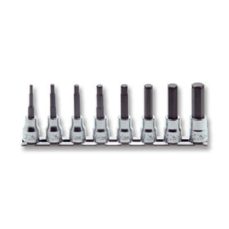 Ko-Ken RS3015M/8-L100 3/8 Sq. Dr. Bit Socket set 3mm-12mm Hex Length 100mm 8 pieces Online