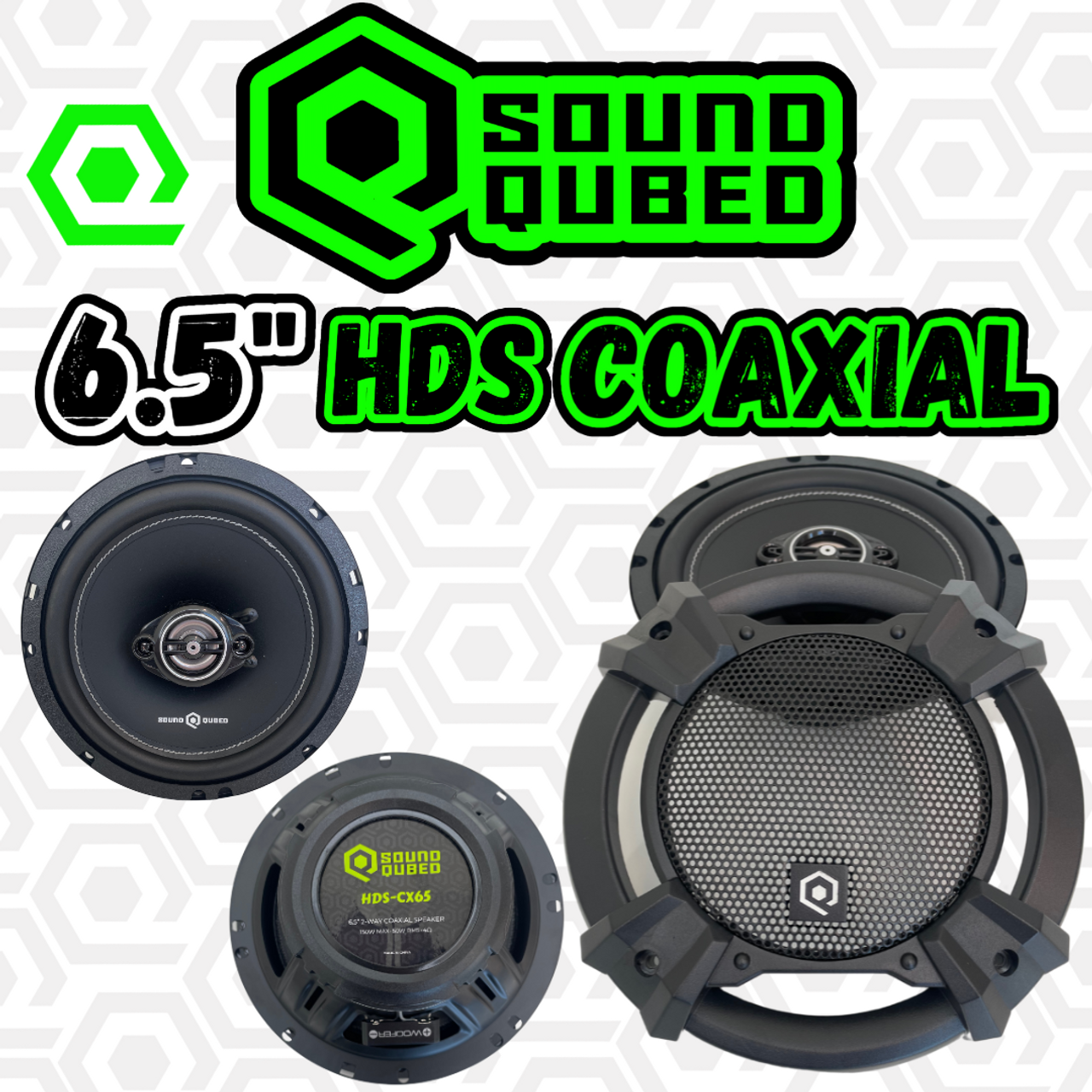 Soundqubed HDS Series 6.5″ Coaxial 2-way Speakers (Pair) Online