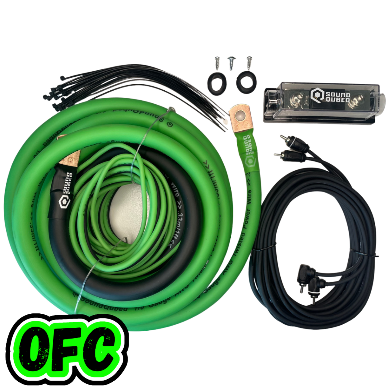 SoundQubed 1/0 OFC Amp Kit (single Amp Kit) Online Sale