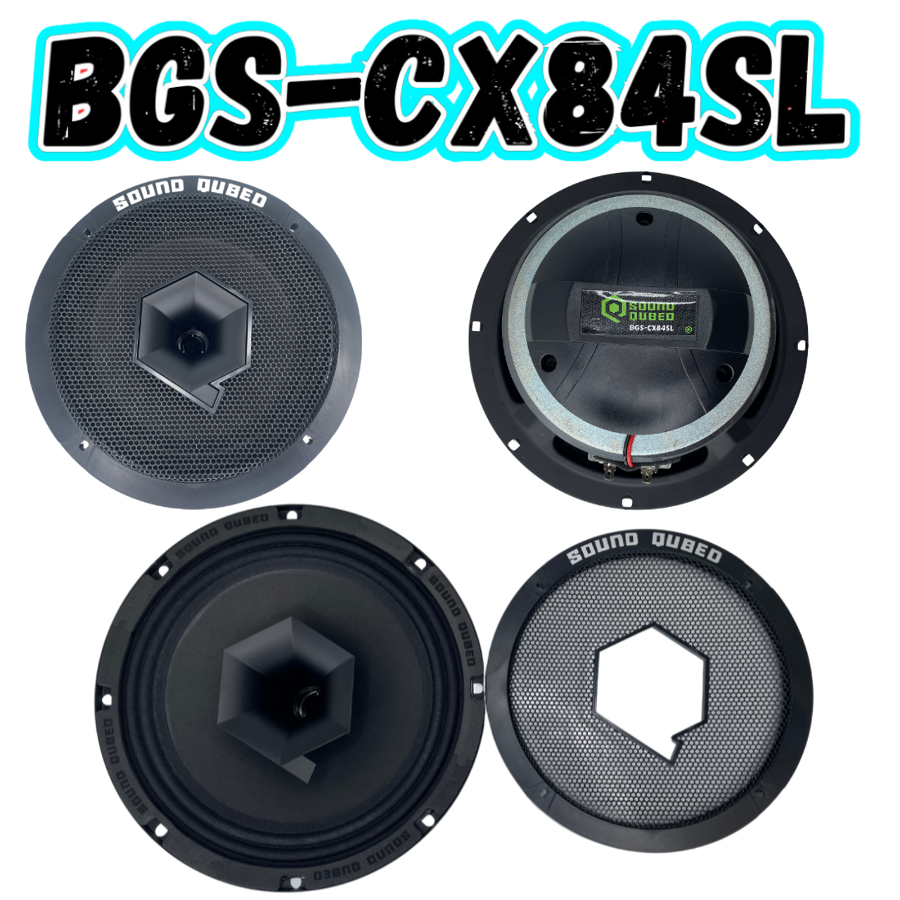 Soundqubed BGS-CX84SL Coaxial Slim Loudspeaker with 1″ Compression Drive Online now