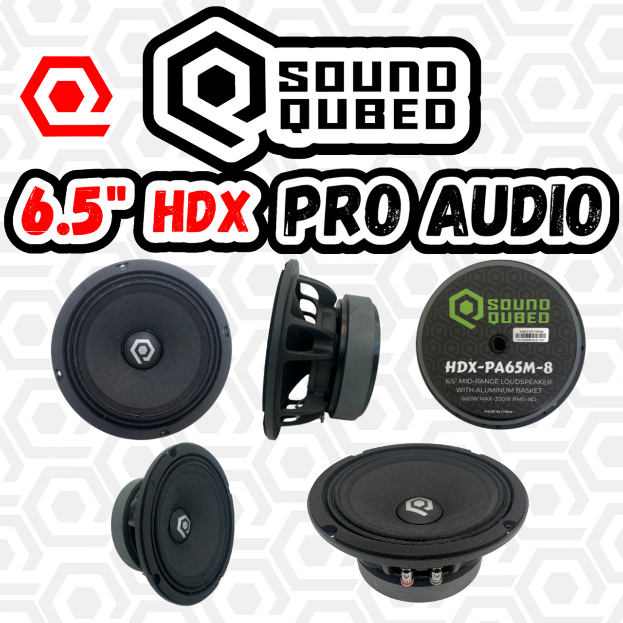 Soundqubed HDX Series Pro Audio 6.5″ Speaker 8 ohm(single) Online Hot Sale