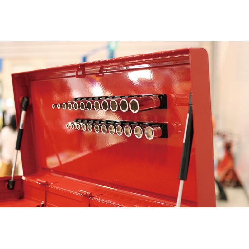 Ko-ken RSAL200-1/4X12 Magnetic Aluminum Rail 1/4″Dr. Plastic Clip 12 Pcs 200 mm Hot on Sale