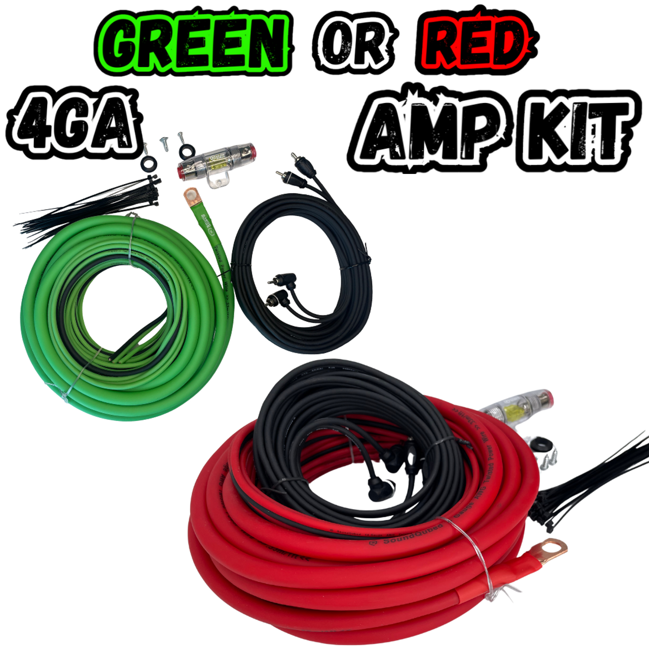 SoundQubed 4 Gauge CCA Amp Kit (single amp kit) Sale