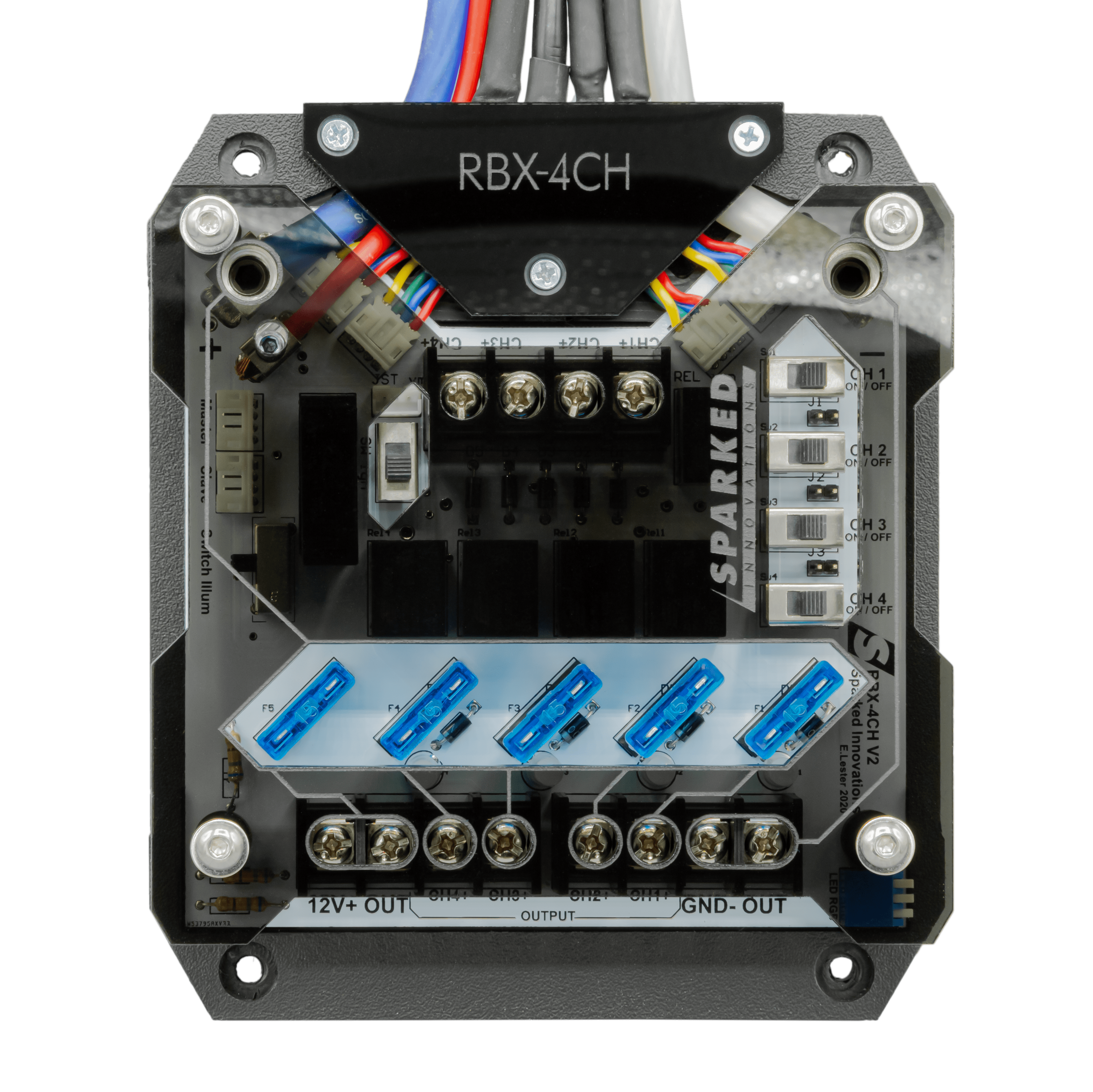 Sparked Innovations RBX-4CH Four-Channel Relay Box Sale