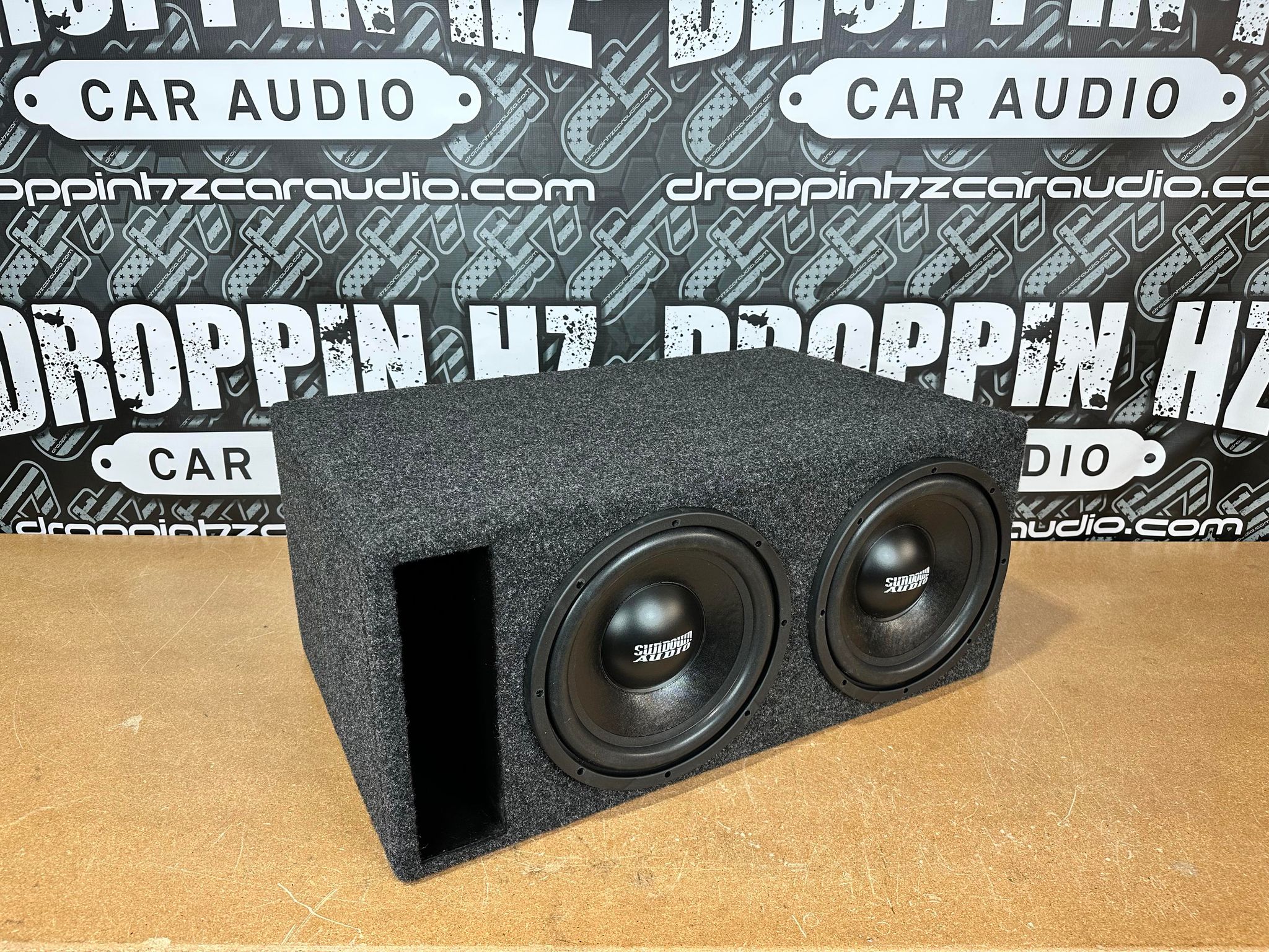 Sundown Audio Dual LCS 12 1 ohm Loaded Enclosure 600 Watt RMS Supply