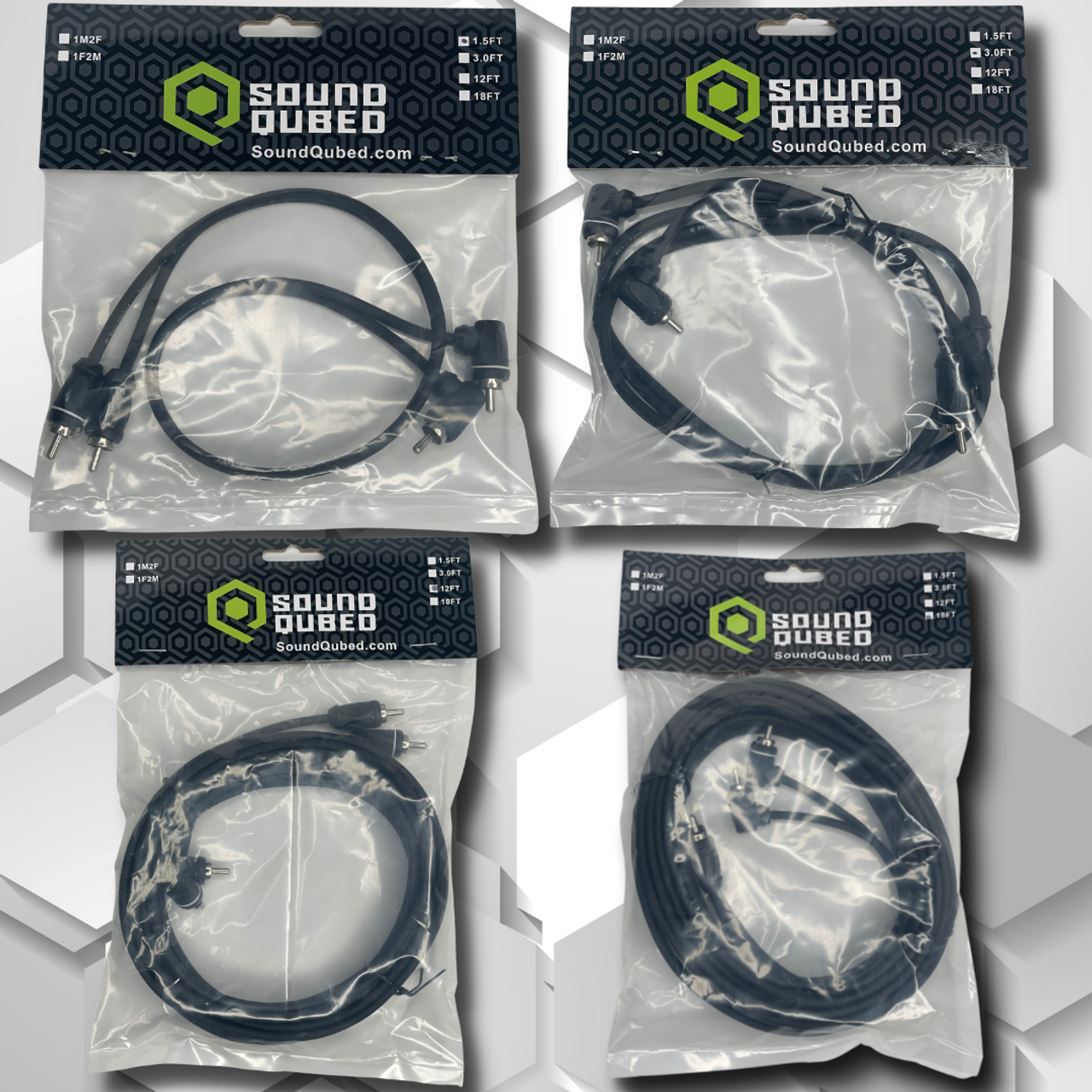 SoundQubed Twisted OFC 2-Channel RCA 1.5-18ft Sale