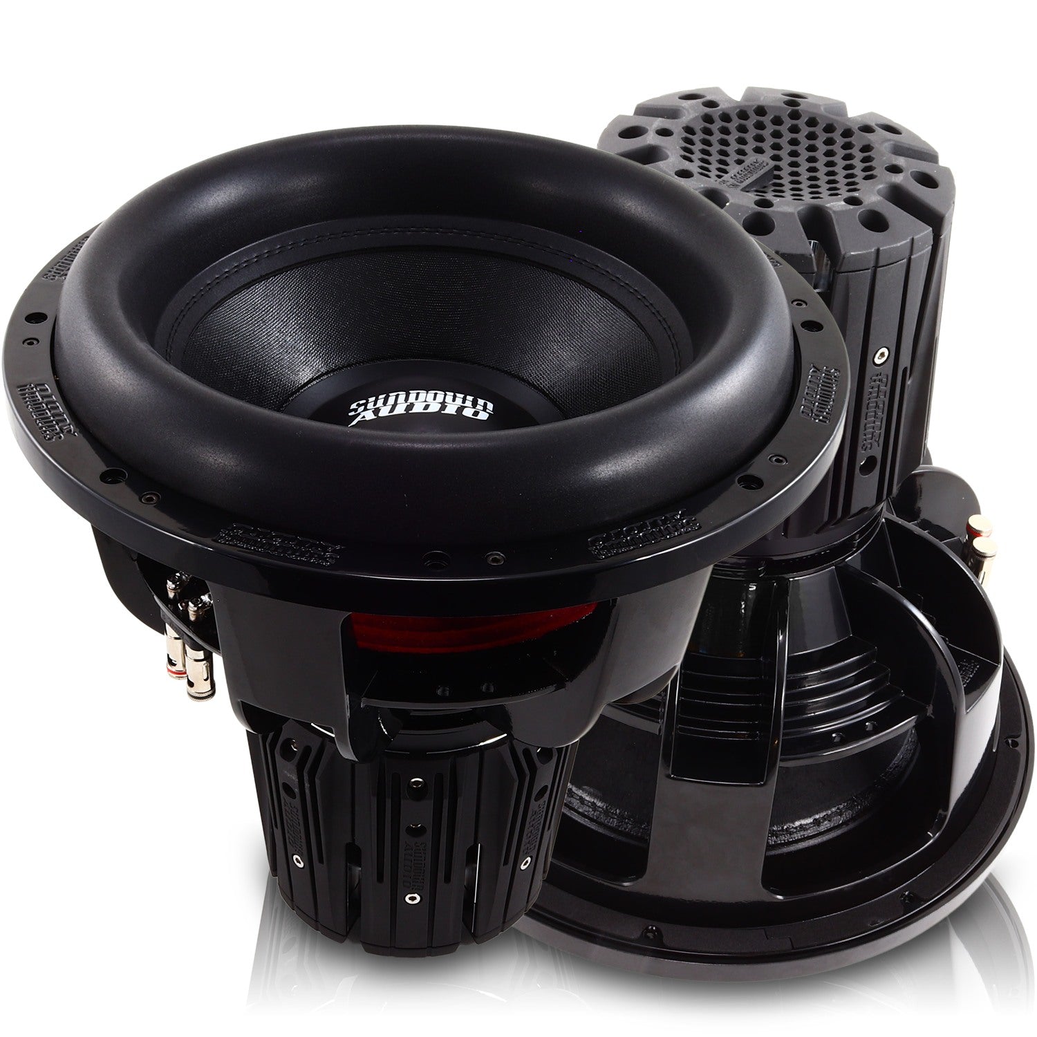Sundown Audio NSv6 15 inch Dual 2 ohm Subwoofer Nightshade(3000 watts) Online now