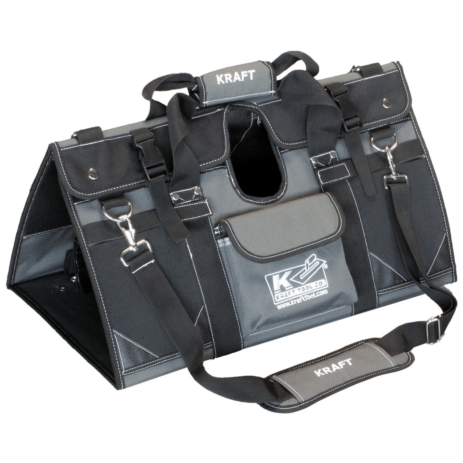 Kraft Tool CC1005 EZY-Tote Tool Carrier with 48″ Square End Bull Float, Knucklehead II Bracket, and (4) 6 Ft. 1-3/4″ Button Handles Hot on Sale