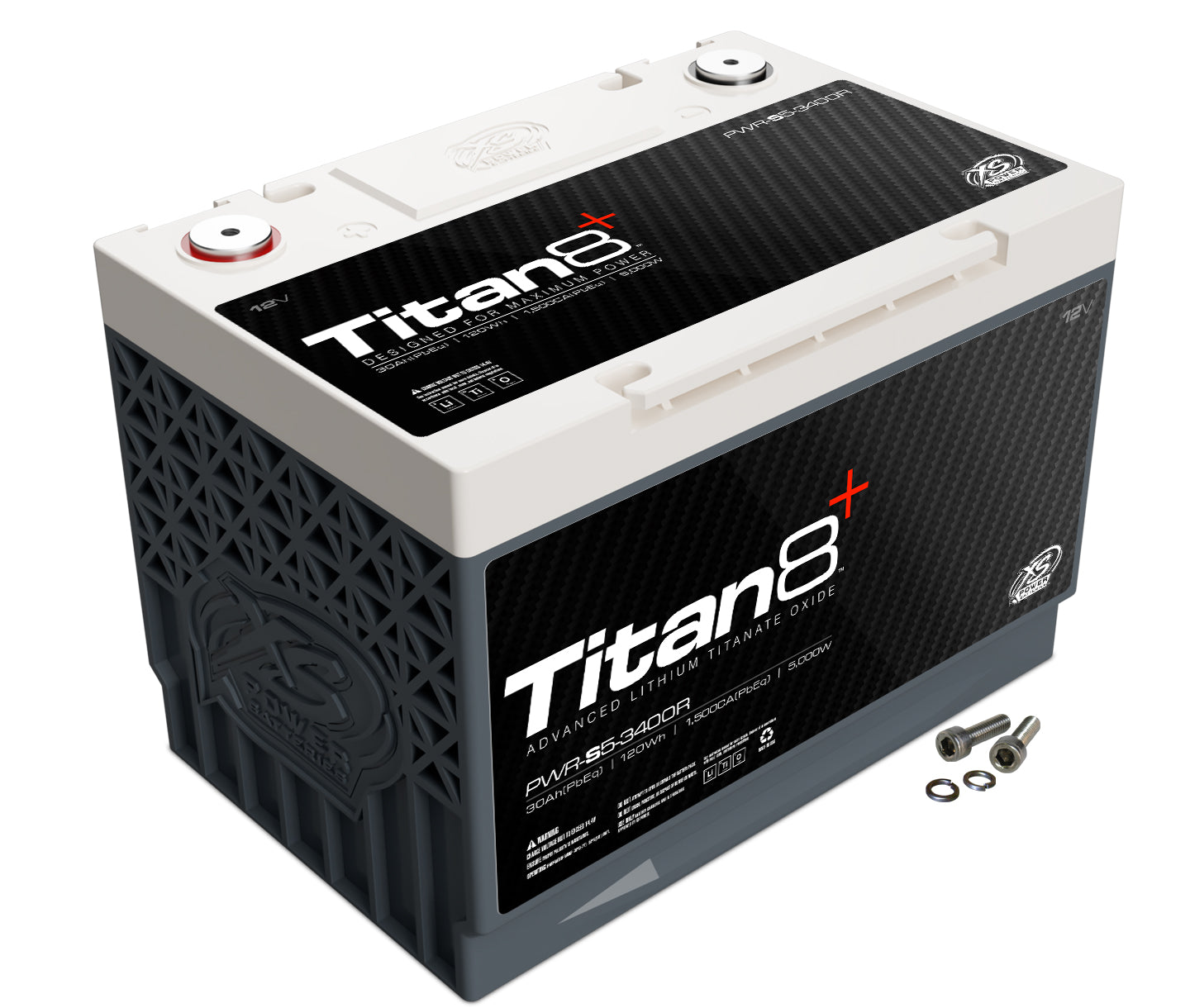 XS Power Titan8  PWR-S5-3400R 12v Lithium Titanate Battery UNDERHOOD SAFE Online Hot Sale