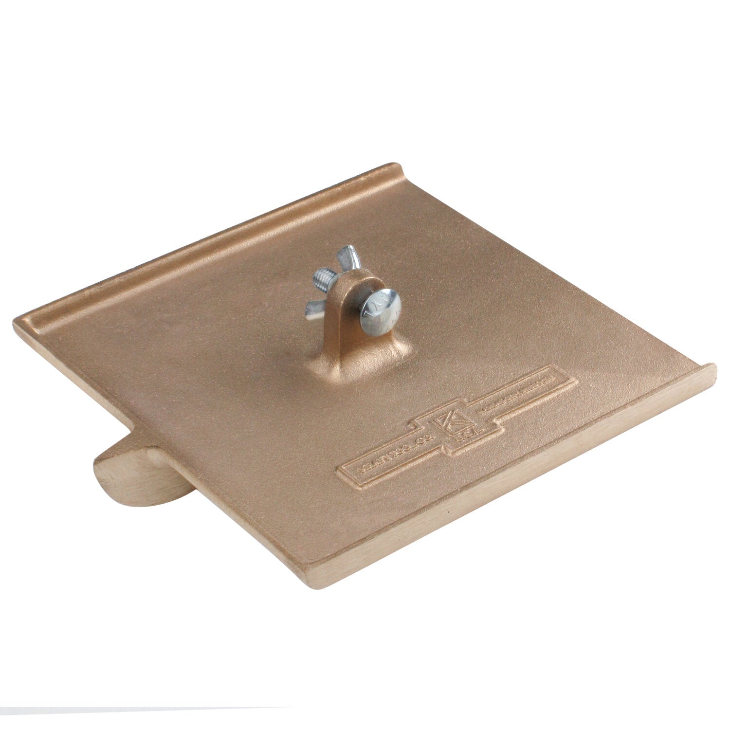 Kraft Tool CC279-01 8″ x 8″ 1/4″R, 1-1/2″D Bronze Walking Groover Supply