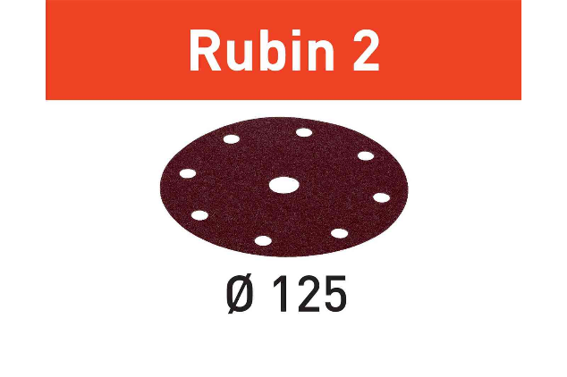 Festool Abrasive sheet Rubin 2 STF D125/8 Online Sale