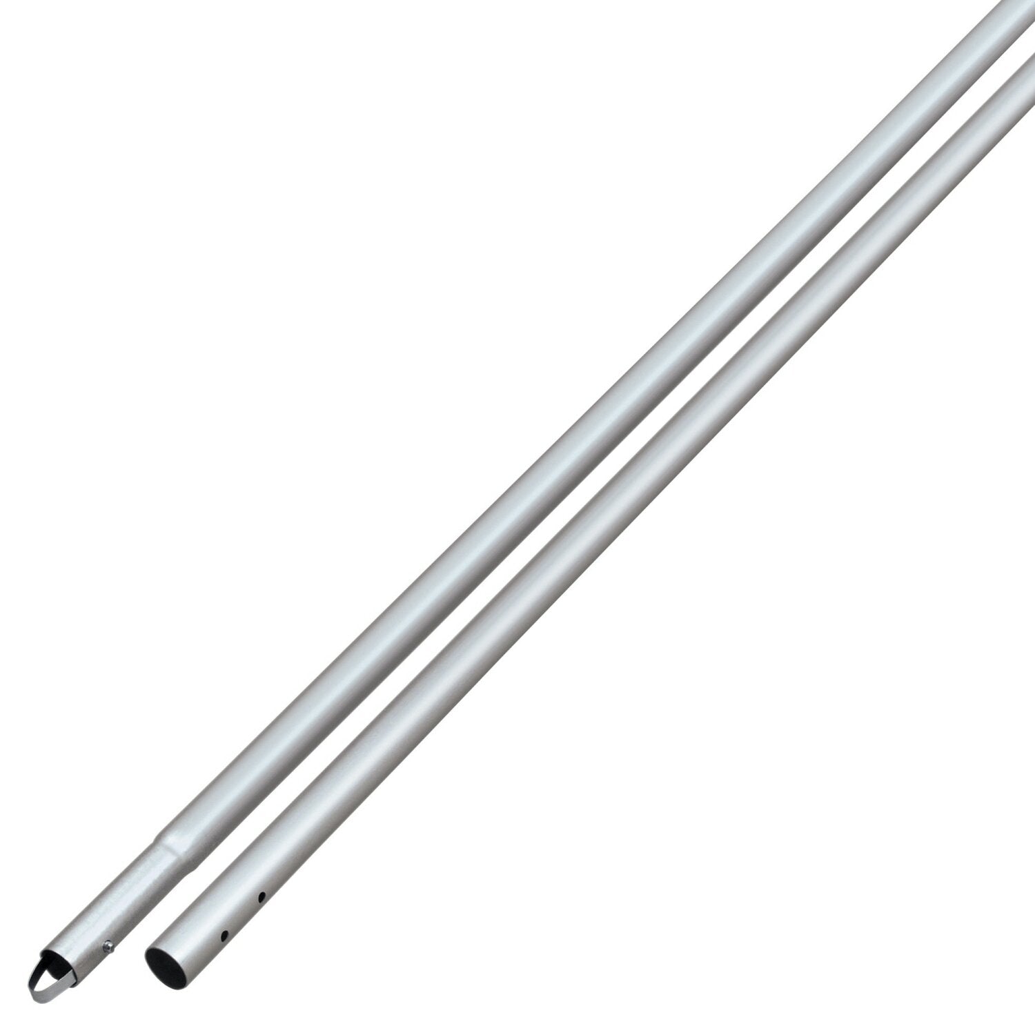 Kraft Tool CC293S 8′ Anodized Aluminum Swaged Button Handle – 1-3/4″ Diameter (Silver) Online now