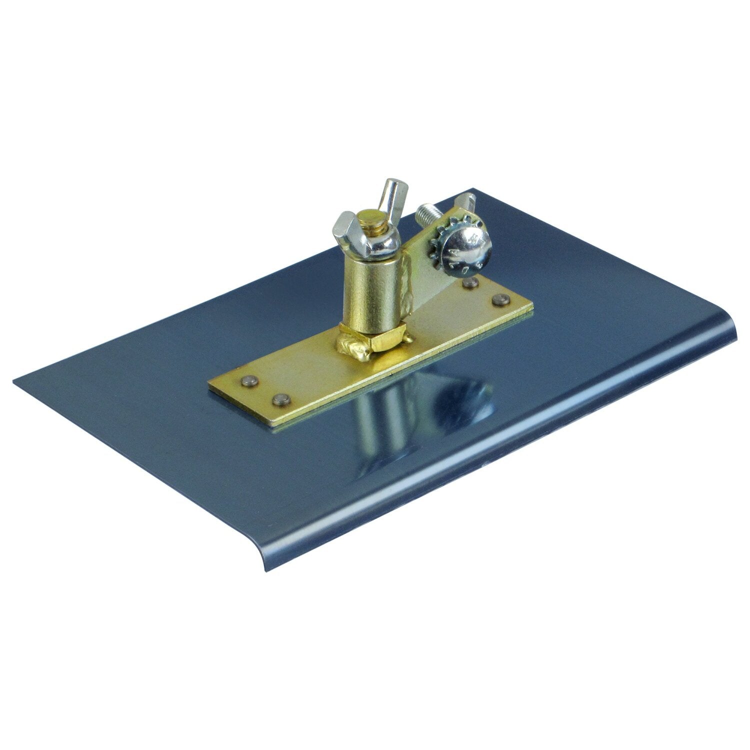 Kraft Tool CC384A-01 9″ x 8″ 1/4″ R All-Angle Swivel Blue Steel Walking Edger Supply