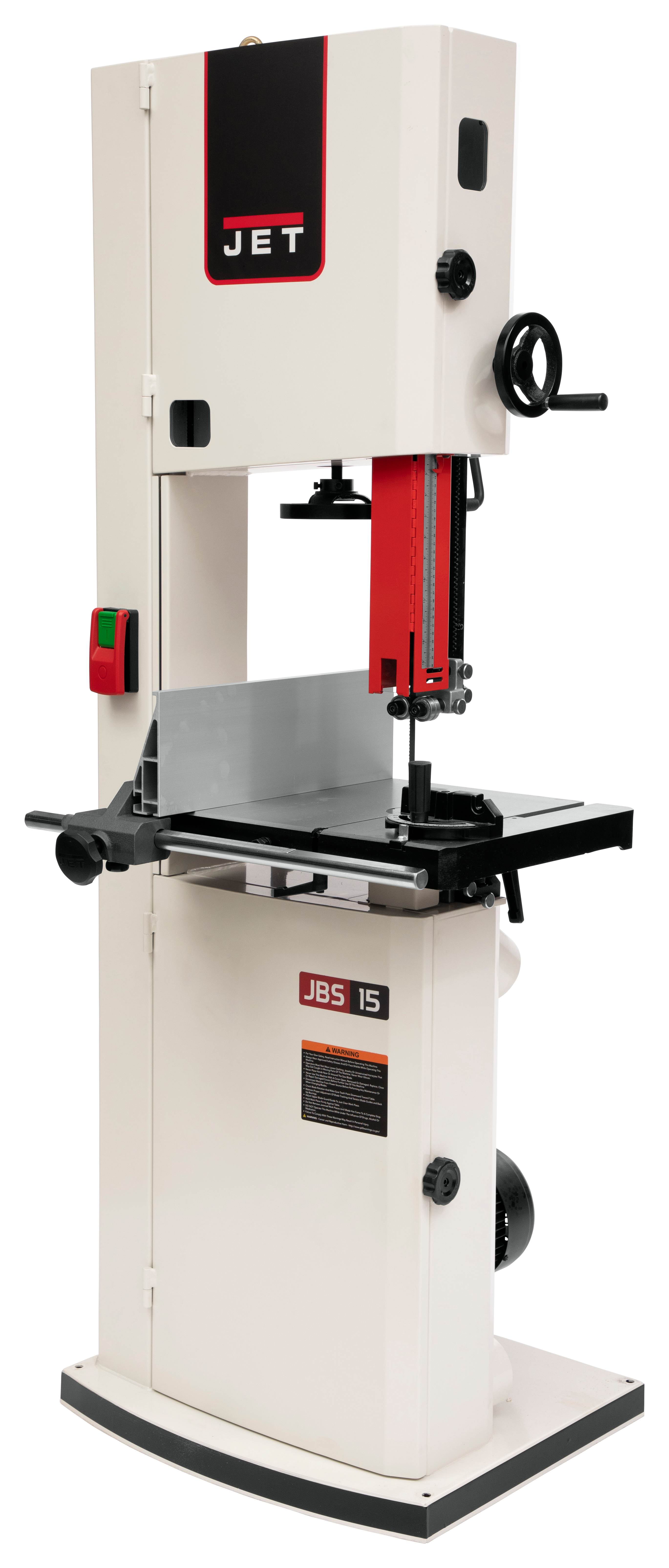 JET JWBS-15, 15″ Bandsaw, 1-3/4HP 115v Fashion