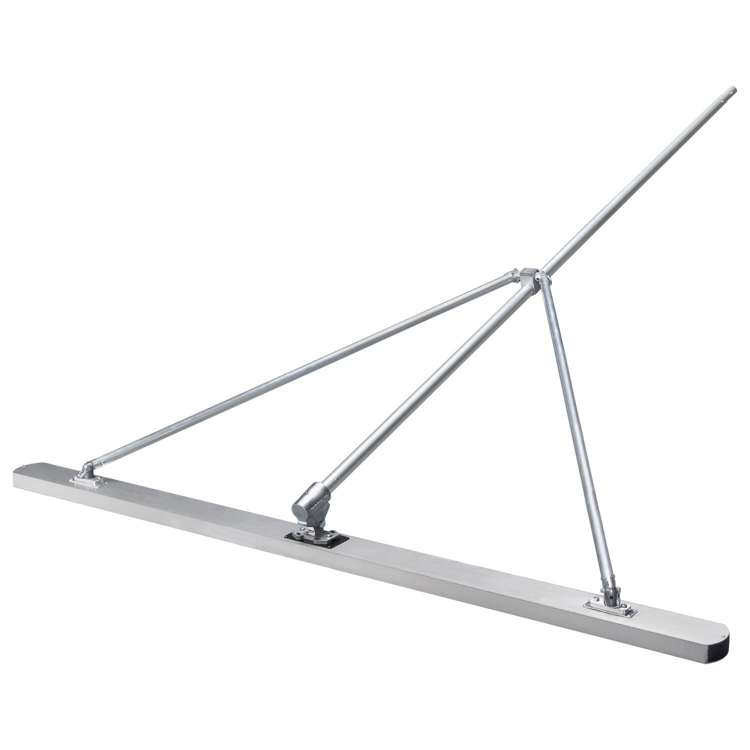 Kraft Tool CC709 12’x5″x2″ Round End Magnesium Check Rod with Bracket, Braces, and Handle Supply