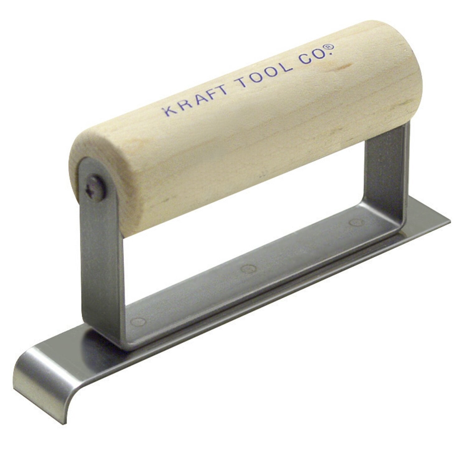 Kraft Tool CF111 6″ x 1″ 1/4″ R Stainless Steel Narrow Edger with Wood Handle Fashion
