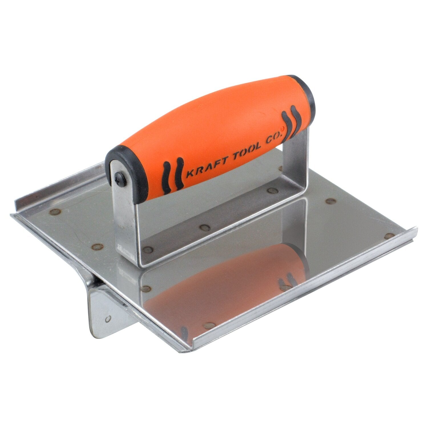 Kraft Tool CF115PF 6″ x 6″ 1″D 1/4″R Stainless Steel Hand Groover with ProForm Handle Online Hot Sale