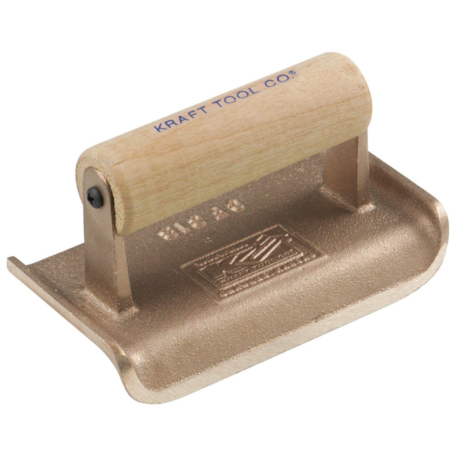 Kraft Tool CF313 6″ x 4″ 1/4″R Bronze Edger with Wood Handle Online