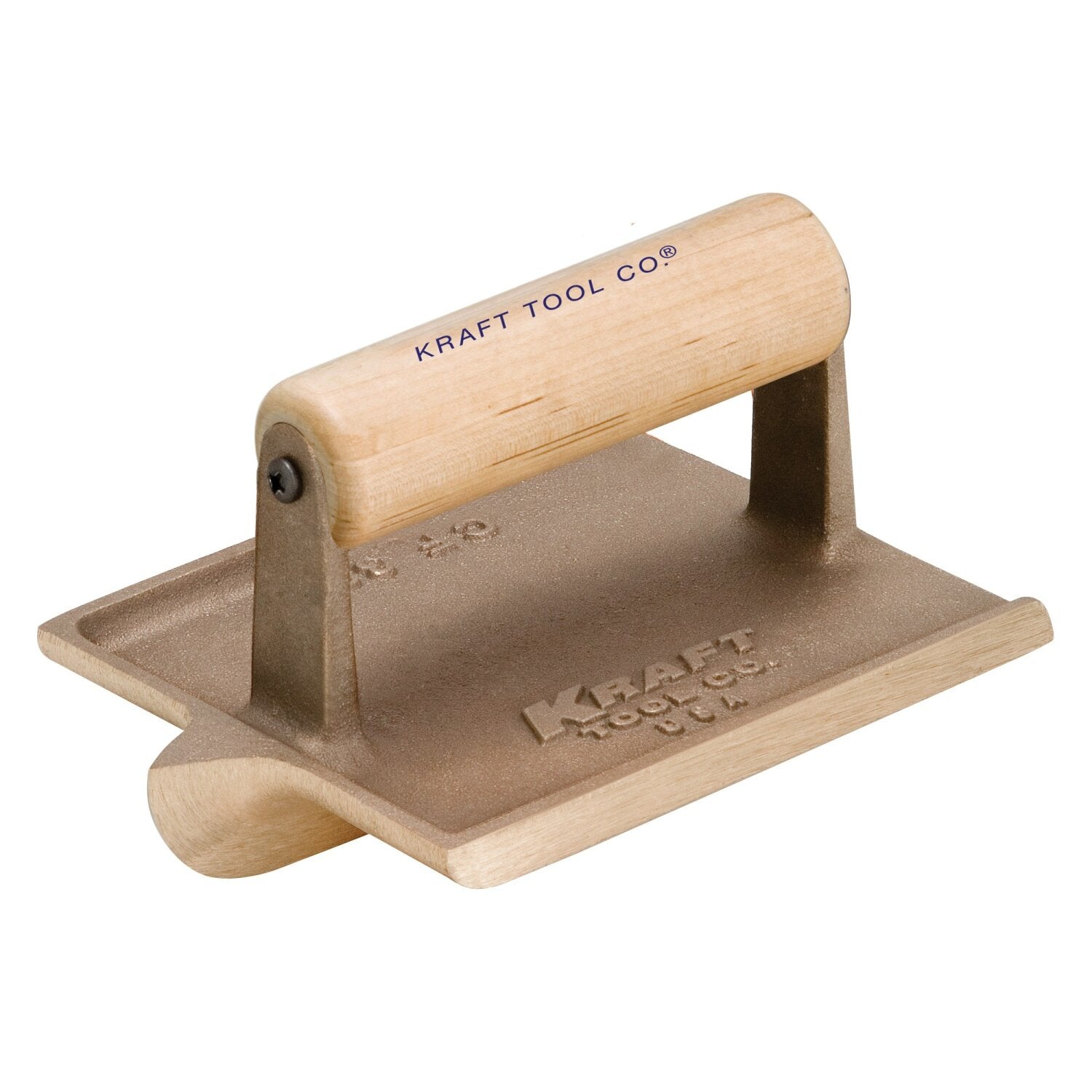 Kraft Tool CF374 8″ x 4-1/2″ 1/4″R, 1″D Deep Bit Bronze Groover with Wood Handle Discount