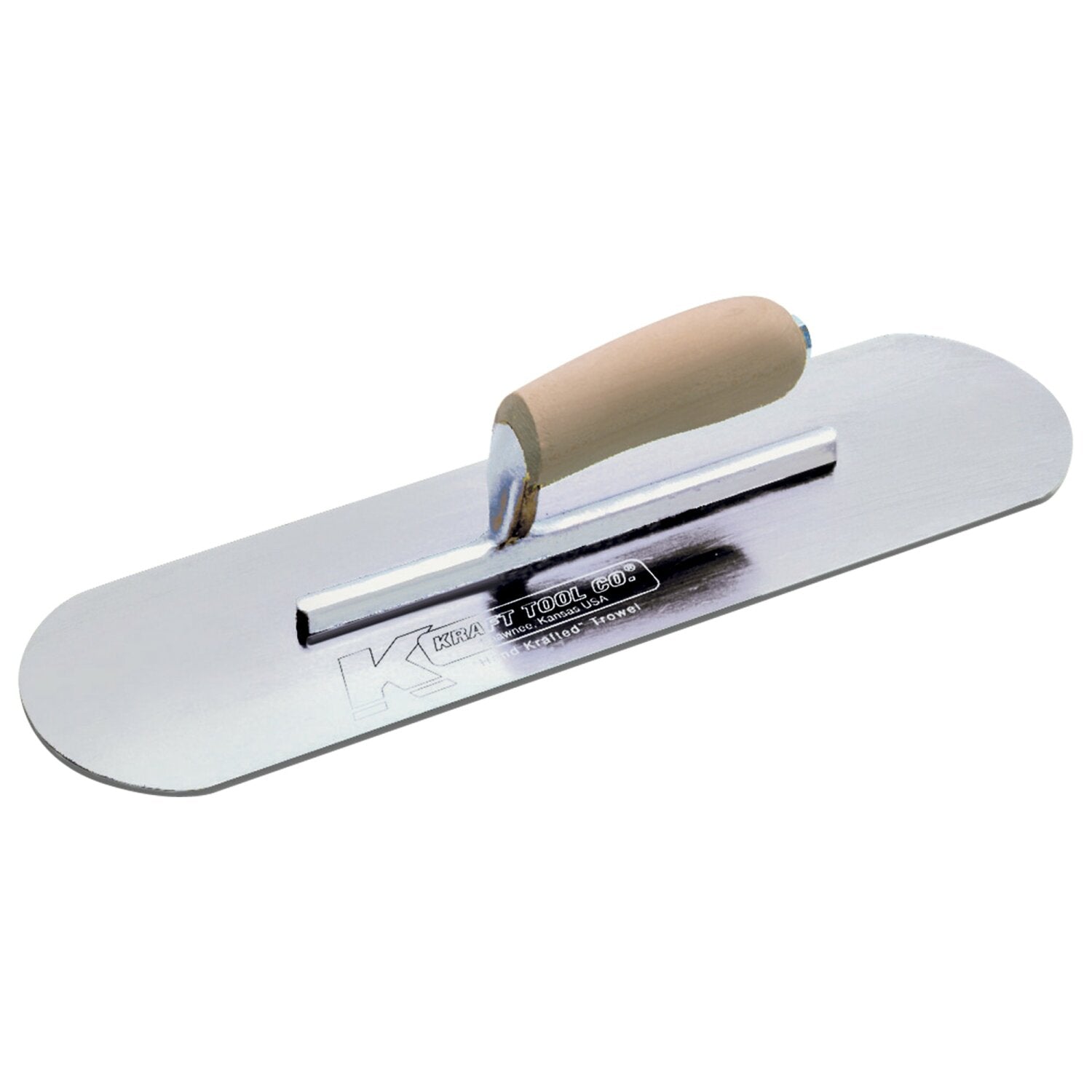Kraft Tool CF492 14″ x 3″ Chrome No Burn Pool Trowel with Camel Back Wood Handle Fashion