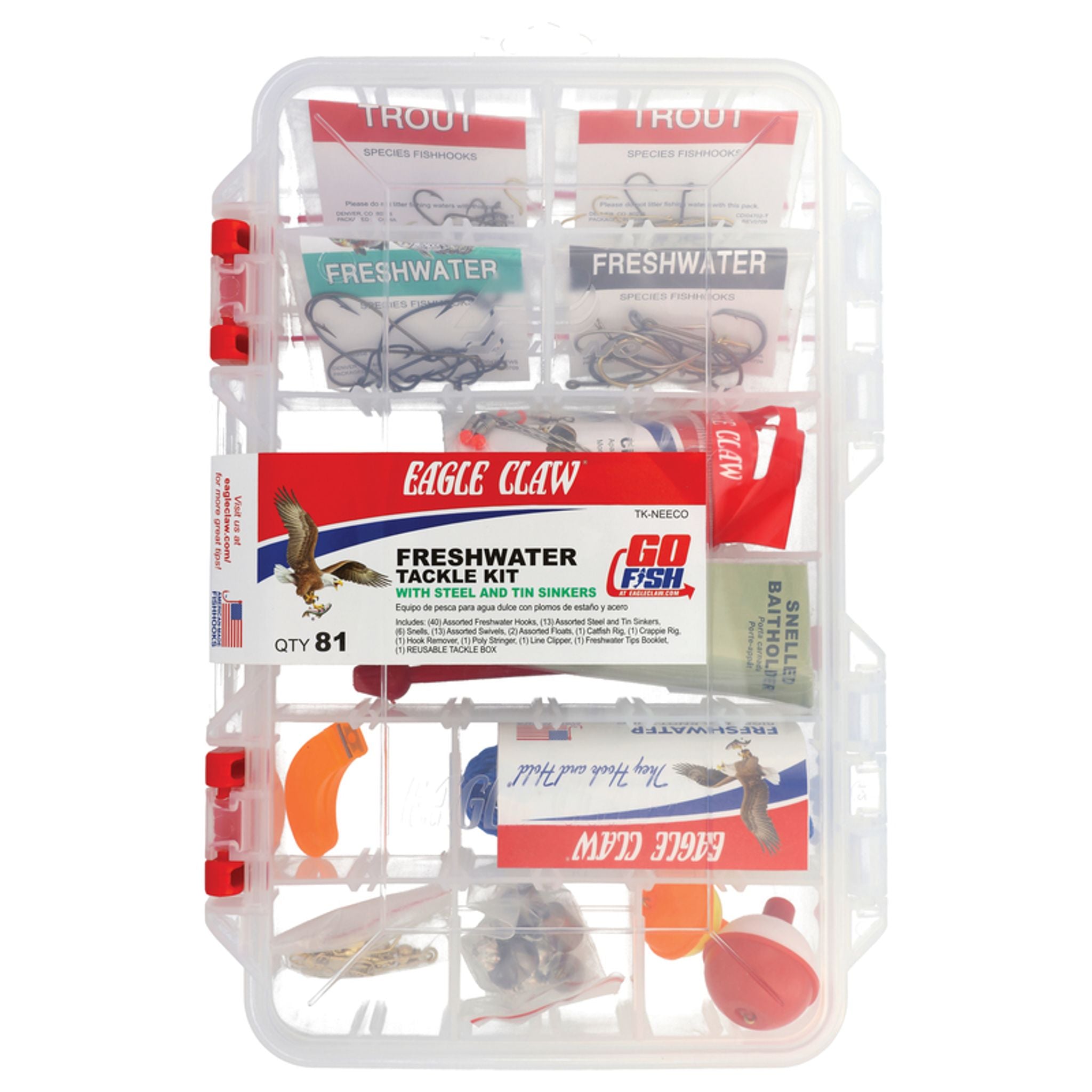 Fresh Water Tackle Kit Non-Lead Fashion