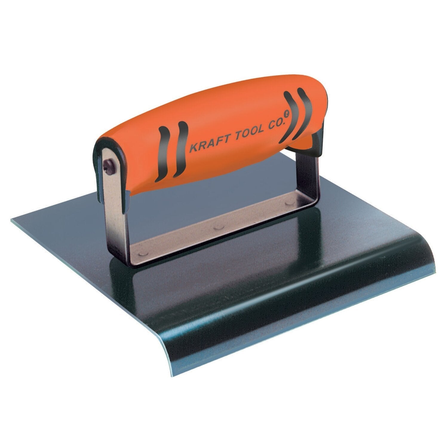 Kraft Tool CF672PF 6″ x 5-1/2″ 3/8″R Blue Steel Edger with ProForm Handle Discount