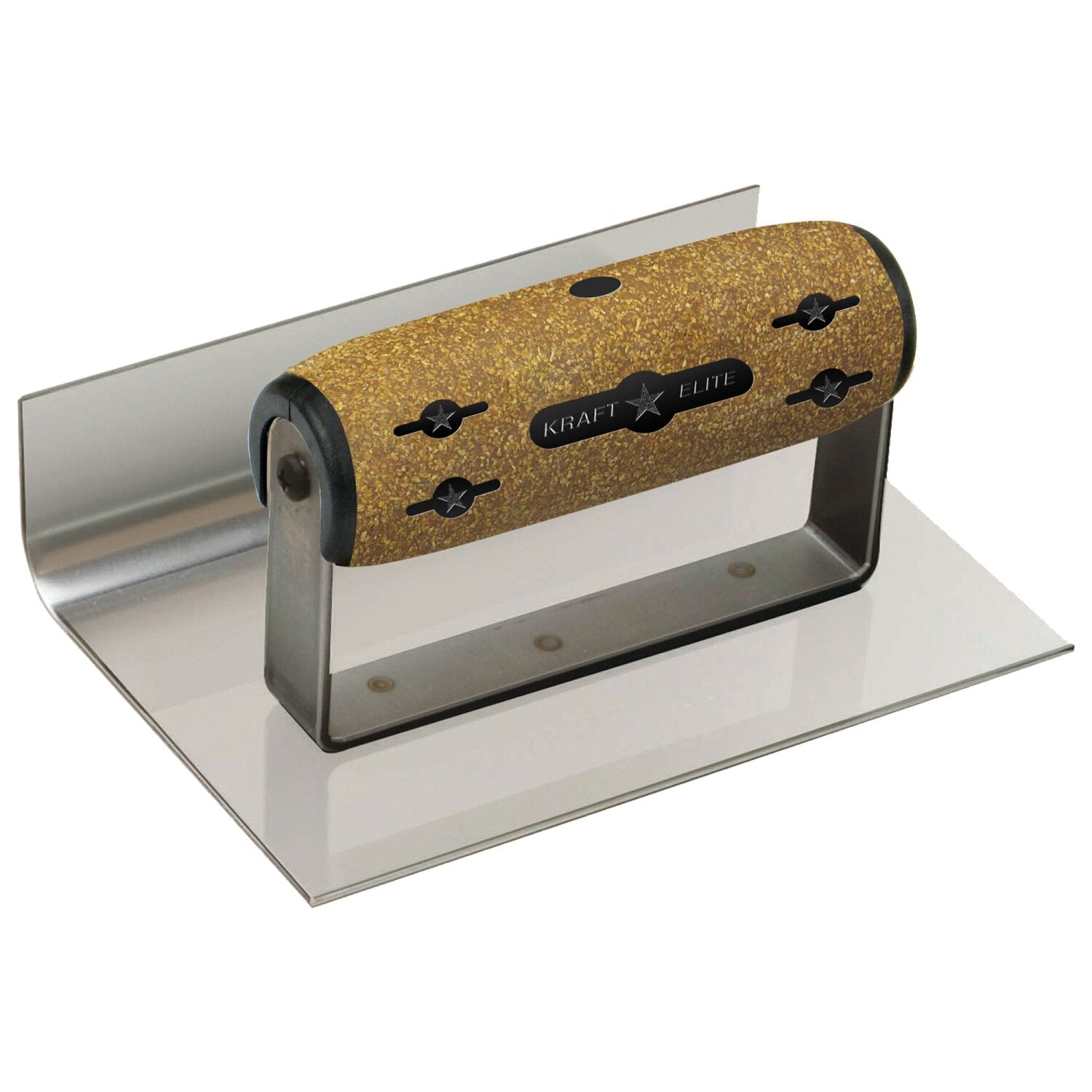 Kraft Tool CFE153K 6″ x 4″ 1″R Elite Series Five Star Inside Curb & Sidewalk Tool with Cork Handle Online Sale