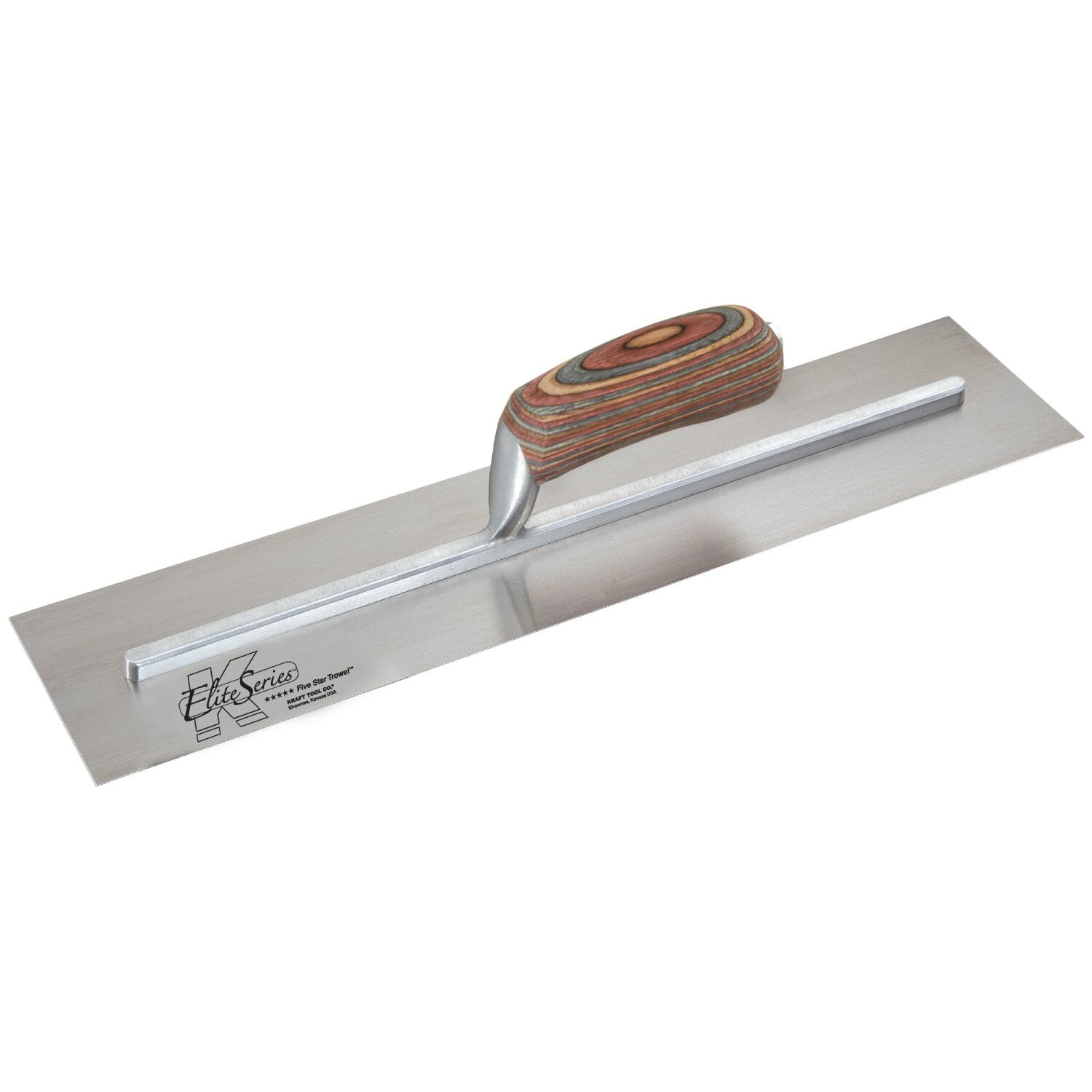 Kraft Tool CFE216 Elite Series Five Star 14″ x 3″ Carbon Steel Cement Trowel with Laminated Wood Handle Online
