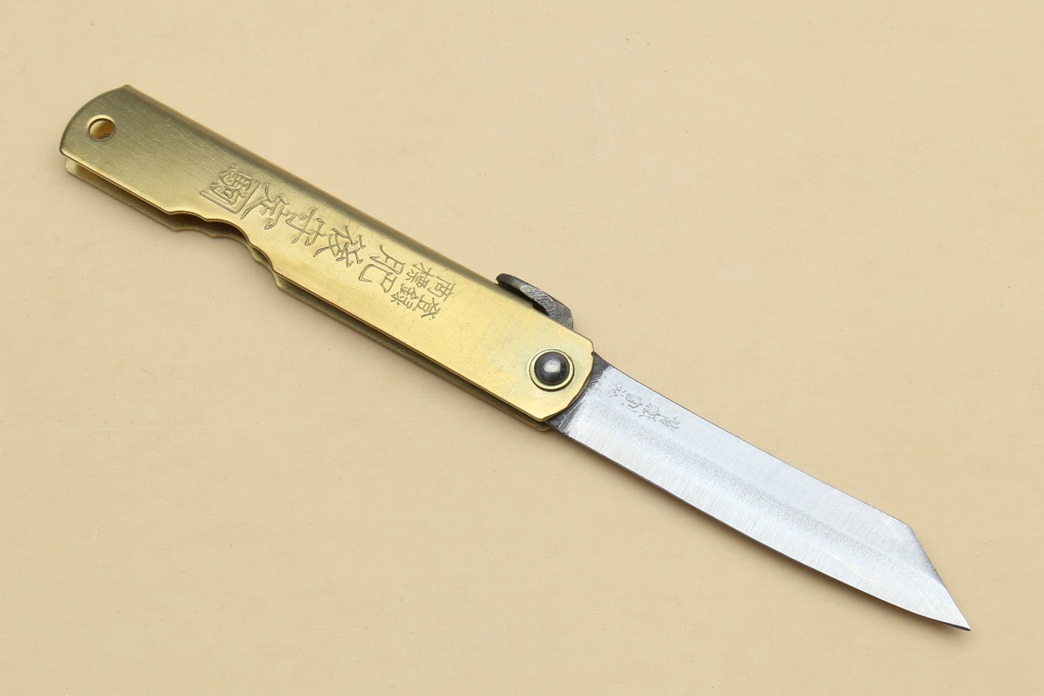 Japanese High Carbon Blue Steel Stainless Clad Kiridashi Pocket Knife Hot on Sale