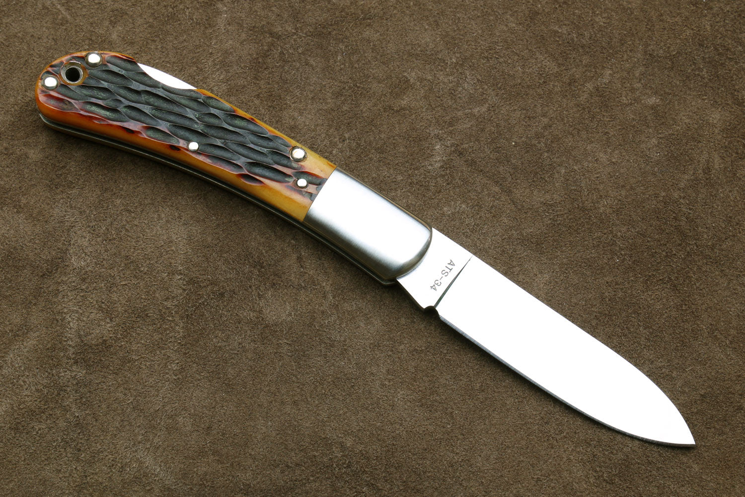 Moki ATS-34 Stainless Steel Mirror Polished Lockback Folding Pocket Knife Online Hot Sale
