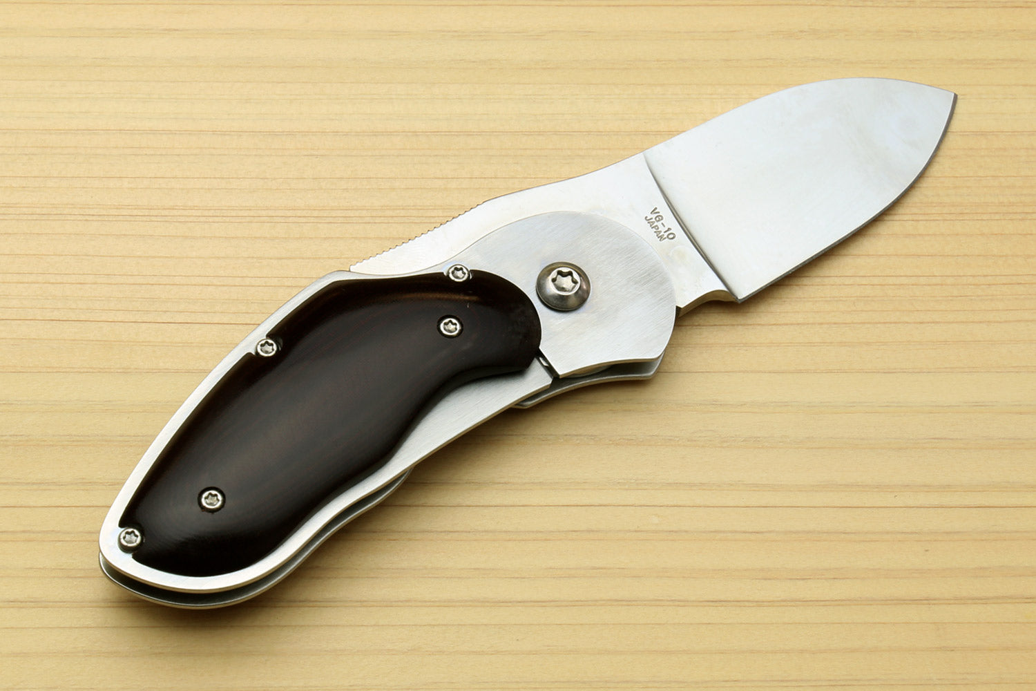 Moki VG-10 Stainless Steel Flamelock Folding Pocket Knife (Rabbit Polished Shiny Finish) Online Hot Sale