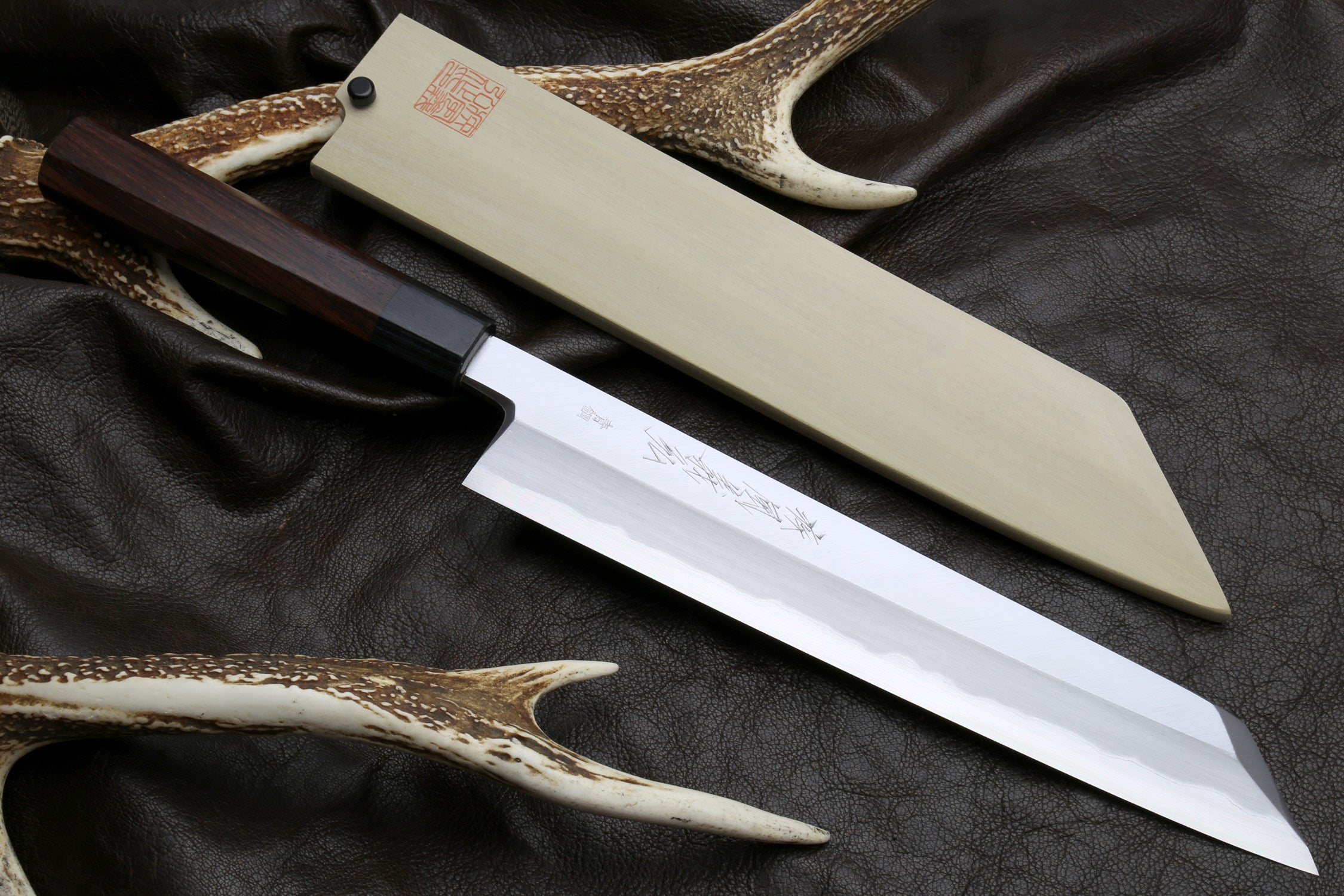 Yoshihiro Hongasumi Blue Steel Kiritsuke Multipurpose Japanese Chef Knife Discount
