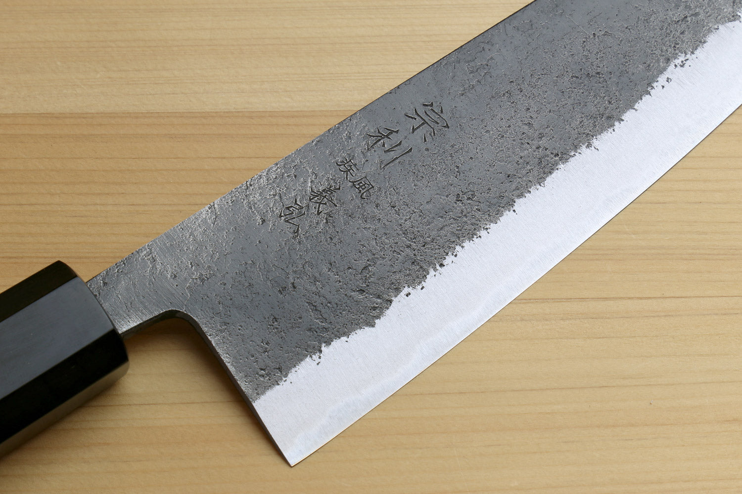 Yoshihiro Nashiji High Carbon White Steel #2 Japanese Bunka Chefs Knife with Cocobolo Wood Handle Supply