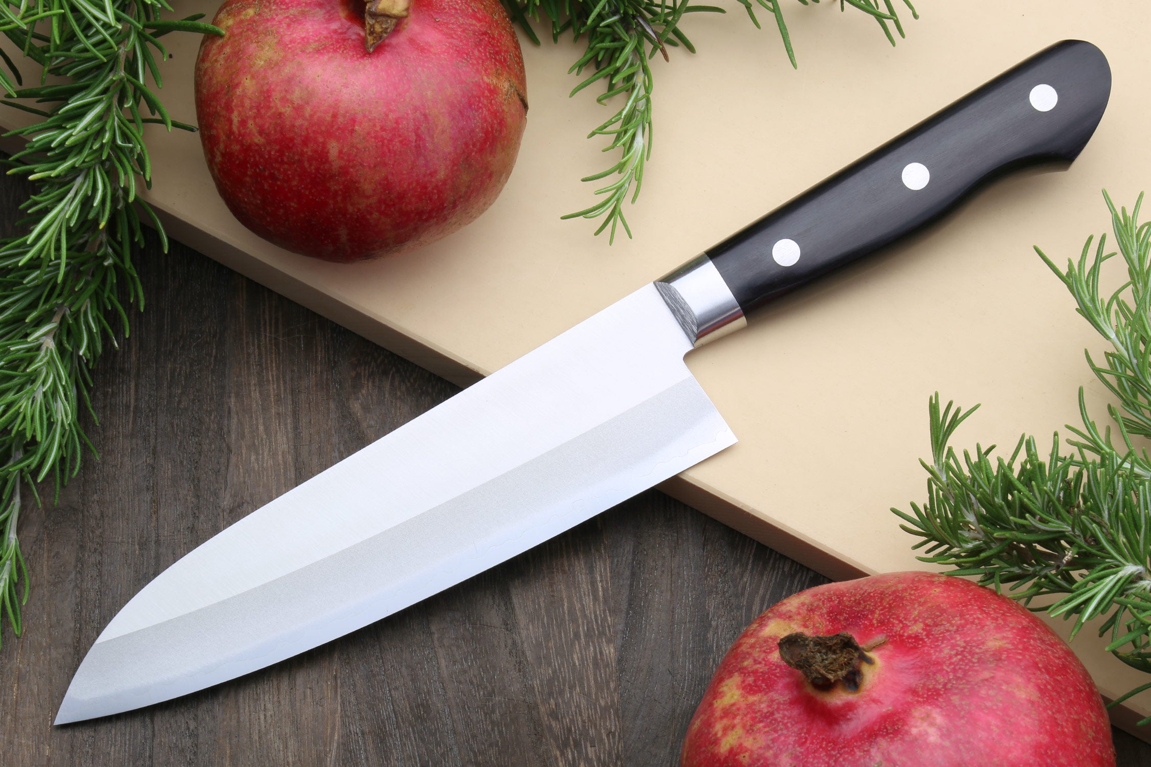 Yoshihiro VG-10 Gold Stainless Steel Santoku Multipurpose Chef Knife 7” (180mm) Online Hot Sale
