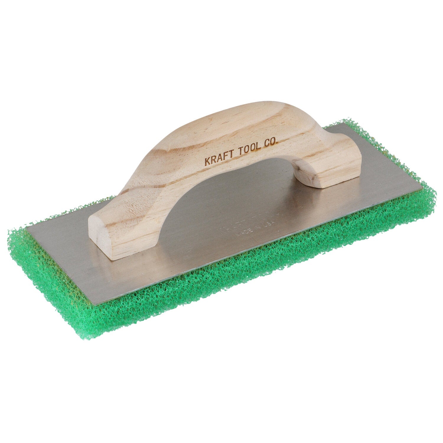 Kraft Tool PL601 12″ x 4″ x 3/4″ Green Coarse Texture Float with Wood Handle Online Sale