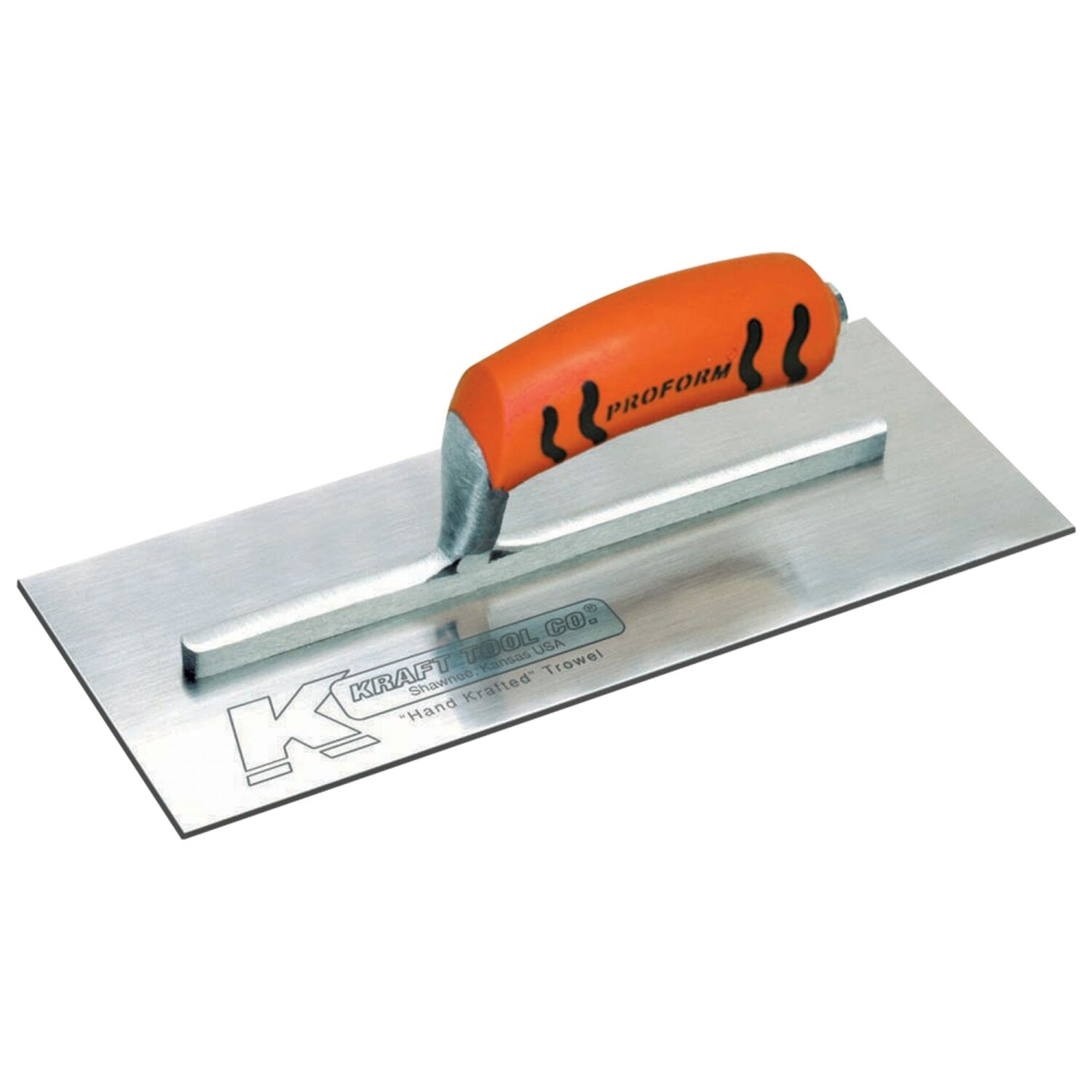 Kraft Tool PL570PF 13″ x 5″ Swedish Stainless Steel Finish Trowel with ProForm Handle on Sale