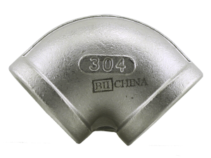 Boshart SSH304E-05 1/2″ 304 Stainless Steel 90° FNPT Elbow, Class 150, Heavy Supply