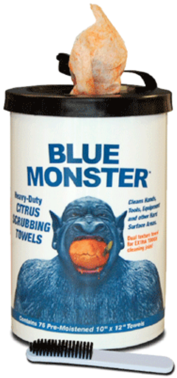 Blue Monster 77095 Heavy-Duty Citrus Scrubbing Towels, 10″ x 12″ (75 Count) Online now