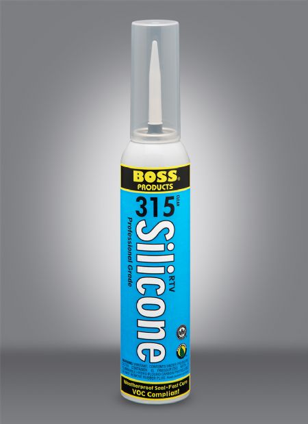 Boss Products 315 100% RTV Silicone Sealant, 8 oz Pressure Can, Clear Online