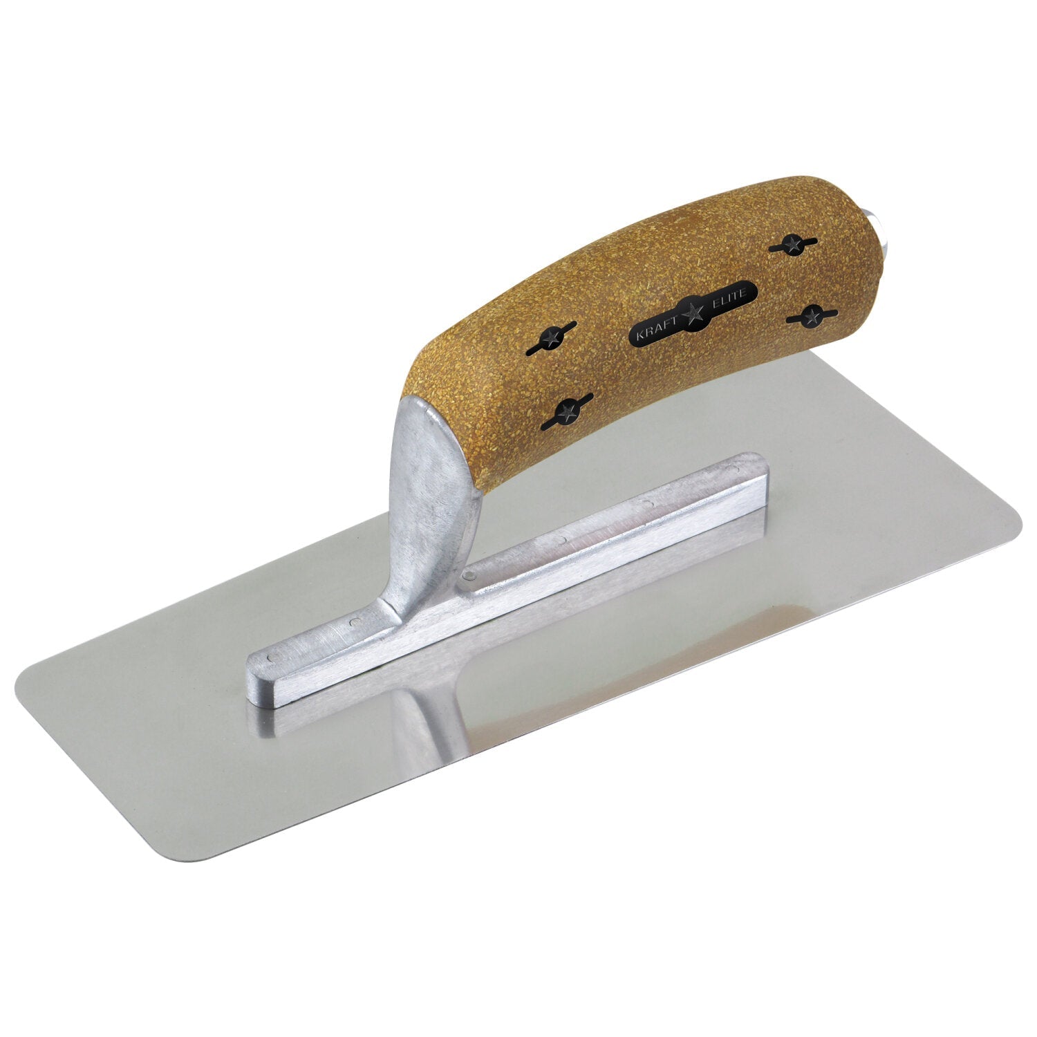Kraft Tool PLE628K Elite Serie Five Star 9-1/2″ x 3-1/2″ (241x89mm) Stainless Steel Venetian Trowel with Cork Handle Online